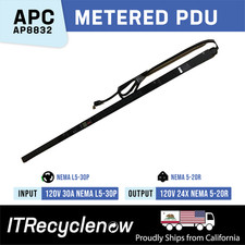 NEMA L5-30P Metered Rack PDU 24x 5-20R 120V 2880 VA APC AP8832 30A 0U picture
