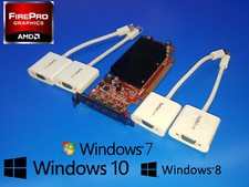 HP Compaq SFF dc7100 dc7600 dc7700 dc7800 dc7900 Quad 4 Monitor VGA Video Card picture