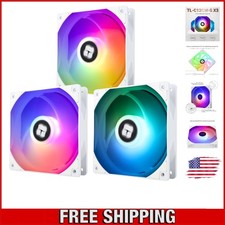 High Performance 120mm ARGB CPU Fan with Whisper-Quiet Operation - TL-C12CW-S X3 picture