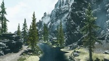 Landscape the elder scrolls v skyrim nature video games Custom Gaming Mat Desk picture