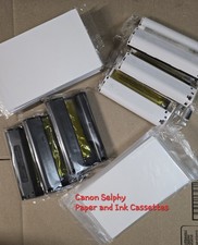 PLS READ - Mixed Lot w/ Genuine Canon Selphy Ink Cassettes & Photo Paper picture