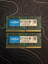 Crucial 32GB Kit (2x16GB) DDR4-3200 PC4-25600 SODIMM Laptop RAM CT16G4SFRA32A picture