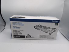 Brother TN-660 TN660 Genuine High Yield Black Toner Cartridge - NEW picture