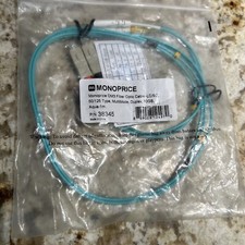 Monoprice Om3 Fiber Optic Cable Lc/sc 50/125 Type Duplex 10gb picture