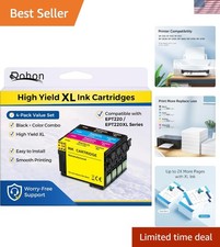 Reliable 4-Pack High Yield Ink Cartridges for Multiple Printer Models Included picture