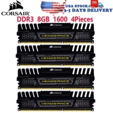 Corsair Vengeance DDR3 32GB (4x8GB) 1600MHz PC3-12800 Desktop RAM Memory DIMM  picture