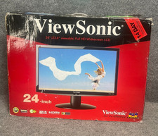 ViewSonic VX2433WM 24" LCD Monitor HDMI Full HD 1080p Used 16844 picture