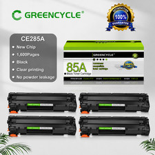 4PK CE285A Black Toner Cartridge Fits HP LaserJet P1100 P1102 P1102W P1109W 85A picture