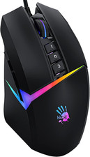 Bloody W60 Max Wired PC Gaming Mouse RGB Black USB Optical Tested picture