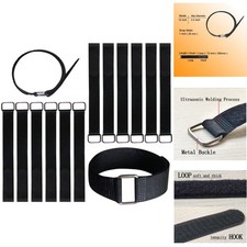 12 Pack of 12-Inch Durable Hook and Loop Cable Straps - Versatile & Convenient picture