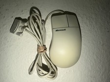 Vintage Microsoft Serial 2.1A Wired 2 Button Mouse 90567 9 Pin Connector picture