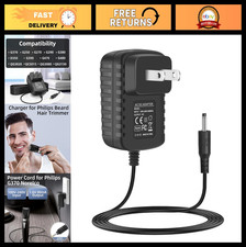 Replacement Power Cord for 1.6V Grooming System Charger, Fits Philips Trimmers picture