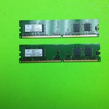 Set of (2) Nanya NT256T64UH4A0F-5A 256MB DDR2-400 (PC2-3200) PC2-3200U RAM (512M picture