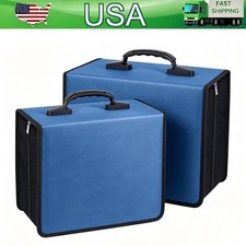 2Pack 400 Disc CD DVD Organizer Holder Storage Case Bag Wallet Album Media Video picture