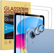 2+2 Pack Tempered Glass Screen Protector for iPad 11th/10th Gen, Anti-Scratch picture