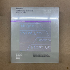 IBM Filing Assistant v2.00 for DOS 5.25in Floppy Disc English MPN 6024457 SEALED picture