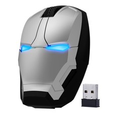 ECOiNVA Wireless Iron Man Mouse Noiseless Silent Computer Mouse Laptop Mice picture