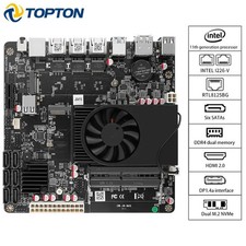 Firewall J6413 NAS Motherboard 2*Intel i226-V 2.5G LANs 2*DDR4 2*NVMe 6*SATA3.0 picture