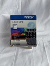 Brother LC401 4PK Genuine Inkjet Cartridge Set BK/C/M/Y for MFC-J1010DW picture