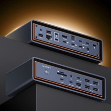 iVANKY 23-in1 FusionDock Max 2 for 120Gbps, Triple Monitor MacBook Dock picture