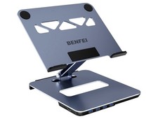 BENFEI Laptop Stand with USB C 6in1 Docking Station, HDMI 4K@60Hz  picture