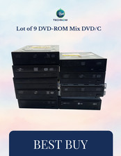 Lot of 9 DVD-ROM Mix DVD/CD Drive Burner Internal Desktop Computer picture