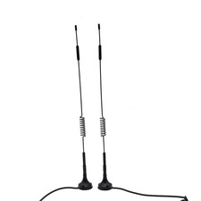 2pcs 433MHz Unity Gain Omni, 12 inch Antenna with Magnetic Base and SMA Connector picture