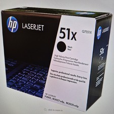 HP 51X Q7551X Black High Yield Toner For LaserJet P3005 M3027 mfp p3035mfp NEW picture