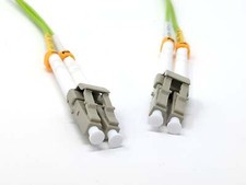 2M 100GB Om5 Multimode Duplex Fiber Optic Cable 50/125 LC Lime Green Patch Cable picture