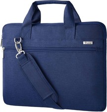 Voova 17.3-17 Inch Laptop Bag, Shoulder Bag, MacBook Case, Blue picture