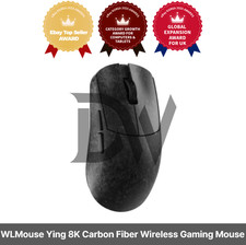 WLMouse Ying 8K Carbon Fiber Wireless Gaming Mouse / Black color picture