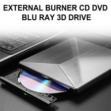 Genuine Burner External USB 3.0 Ultra Slim DVD BD Recorder Drive picture