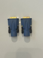 Monster DVI-D Dual Link Male to HDMI Female Adapter Gold Plated Lot of 2 picture