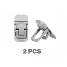 2x Invisible Mini Laptop Stand Foldable Zinc Alloy Cooling Riser for MacBook HP picture