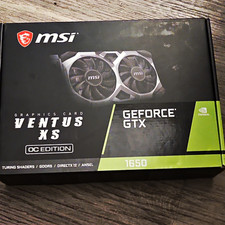 MSI GeForce GTX 1650 Ventus XS OC 4GB GDDR5 PCIe x16 HDMI/DP/DVI-D picture