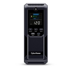 Battery Backup UPS 1500VA/900W 12 Outlets 2 USB AVR CyberPower CP1500AVRLCD3 picture