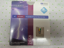 HP 2.6GB rewritable magneto optical disc 92280F- Factory sealed picture