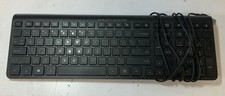 HP SK-2026 USB Wired Slim and Smart Keyboard , Black 