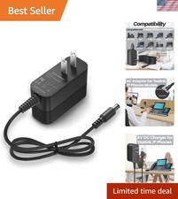 Multi-Compatible 5V AC Adapter for Yealink  Phones - Safe & Reliable Charging picture