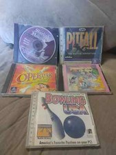 Lot of 5 PC games including Bowling USA,Pitfall, Operation CD-ROM RANDOM MIX  picture