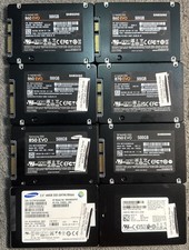 Lot of 8 Mixed Samsung 860 EVO MZ-76E500 500 GB SATA III 2.5