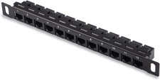 Geeekpi 12 Port Patch Panel, 10Inch 0.5U CAT6 Network Patch Panel for Deskpi Rac picture