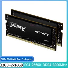Fury Impact 32GB 2x16GB DDR4 3200 MHz PC4-25600 Laptop SO-DIMM Memory 260-Pin picture