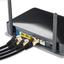 NEW CAT8 50FT Ethernet High Speed Gold-Plated Cable with RJ45 (8P8C) For LAN/WAN picture