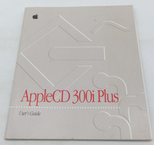 1994 Apple AppleCD 300i Plus User's Guide vintage computer book #3503 picture