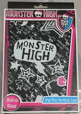 Monster High iPad Mini Portfolio Case Folds To Stand Outer Layer Protection New picture