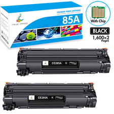 2x Premium CE285A 85A Black Toner Cartridge for HP LaserJet M1522 M1219nf MFP picture