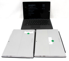 Lot of 3 Microsoft Surface Pro 3 1631 i5-4300U 1.90GHz 4GB 128GB SSD Laptop NoOS picture