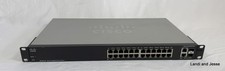 Cisco SG200-26 SLM2024T V02 26-Port Gigabit Smart Ethernet Switch w/ Rack Ears picture
