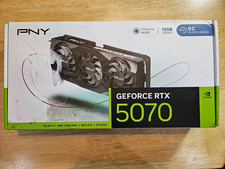 PNY NVIDIA  RTX 5070 12GB GDDR7 Overclocked Triple Fan Graphics Card picture